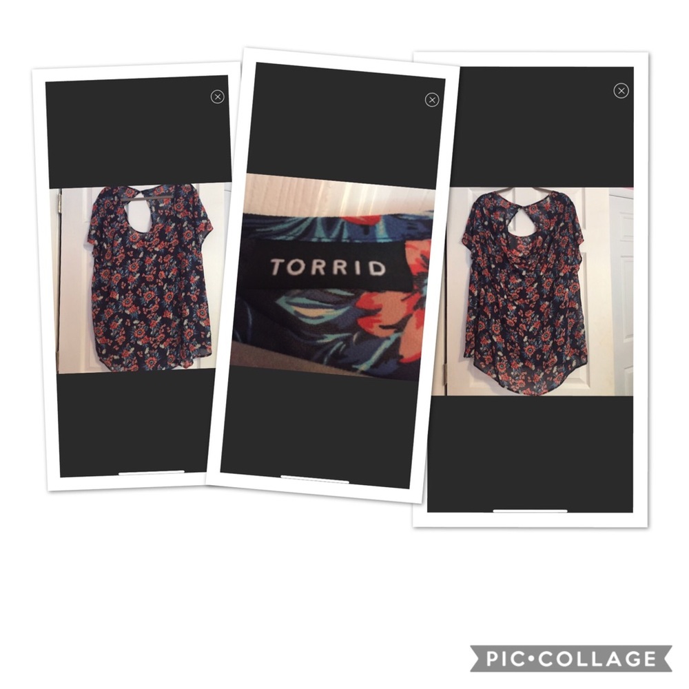 Torrid floral shirt